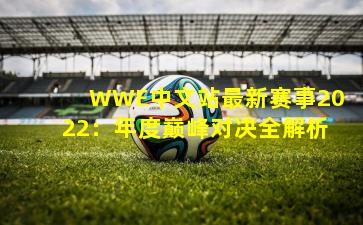 WWE中文站最新赛事2022:年度巅峰对决全解析