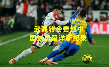 武磊转会费创中国球员留洋新纪录