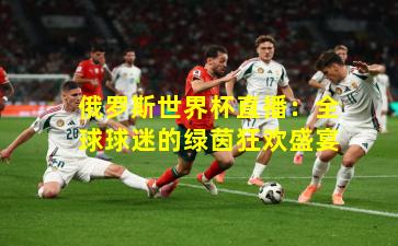 俄罗斯世界杯直播:全球球迷的绿茵狂欢盛宴 俄罗斯世界杯直播:全球球迷的绿茵狂欢盛宴